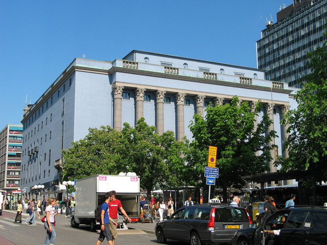 Das Foto zeigt eine Konzerthalle in Stockholm.