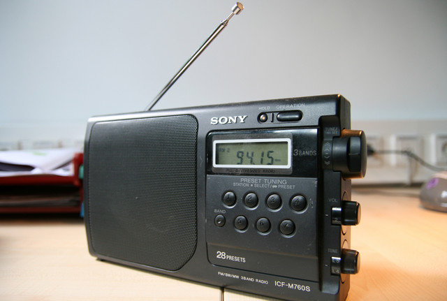 Das Foto zeigt ein Radio