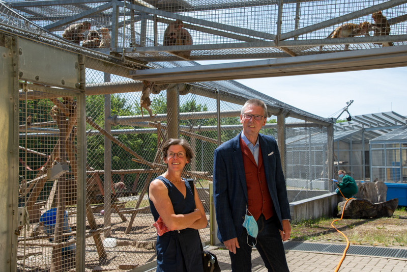 Dr. Katharina Peters und Michael Lankeit. Foto: Karin Tilch